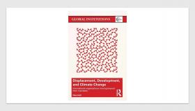 Displacement, Development and Climate Change Book Cover