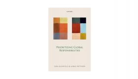 Book jacket for Prioritizing Global Responsibilities