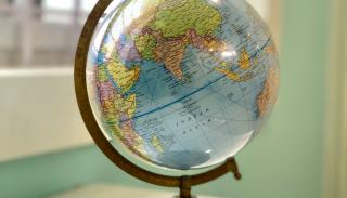 Photo of a globe 