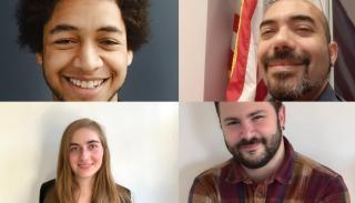 Konatantinos Manakos, Iris Magne, David Cardillo and CJ Simon