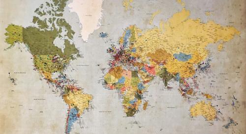 world map