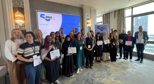 BISA prize winners with their awards 2025
